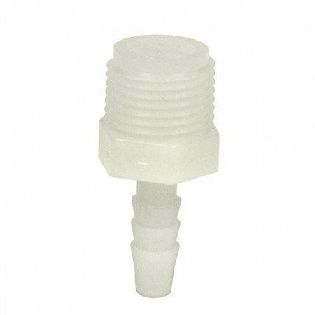 DANCO Pipe Adapter, 3/8 x 1/4 in, MIP x Barb, Nylon 52674B